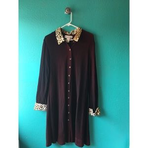 VINTAGE MAROON DRESS